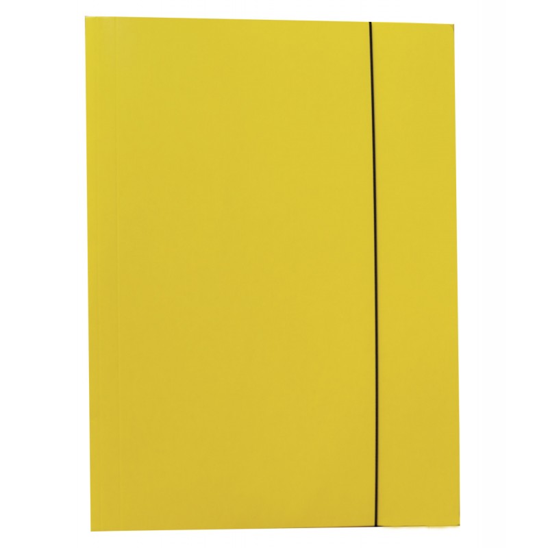 Teczka z gumką A4 TG06 1szt. Konfex żółta